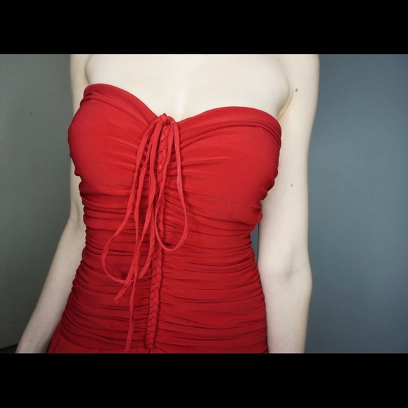 Ignite Evenings Ruby Red Prom Gown - Picture 2 of 5